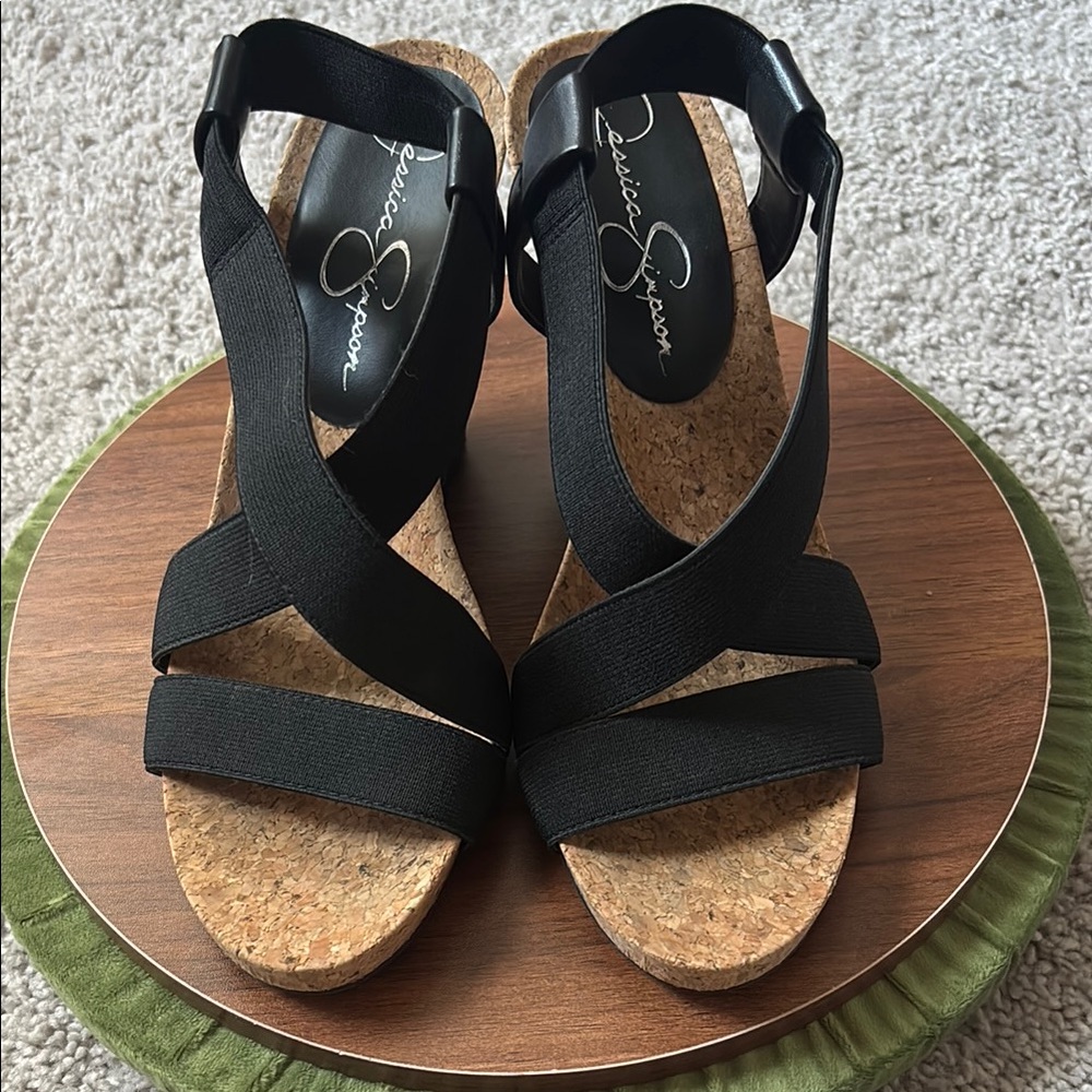 Black Sandals by Jessica Simpson